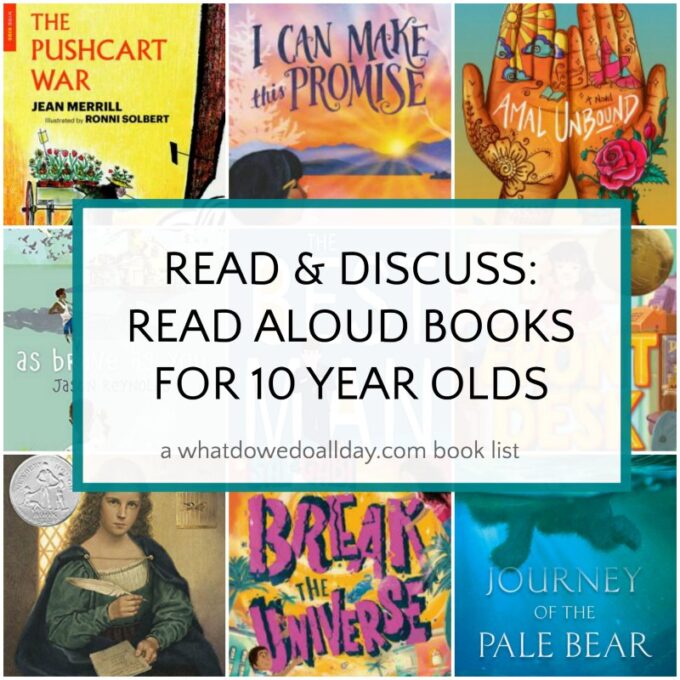 List of books to read aloud to 10 year olds