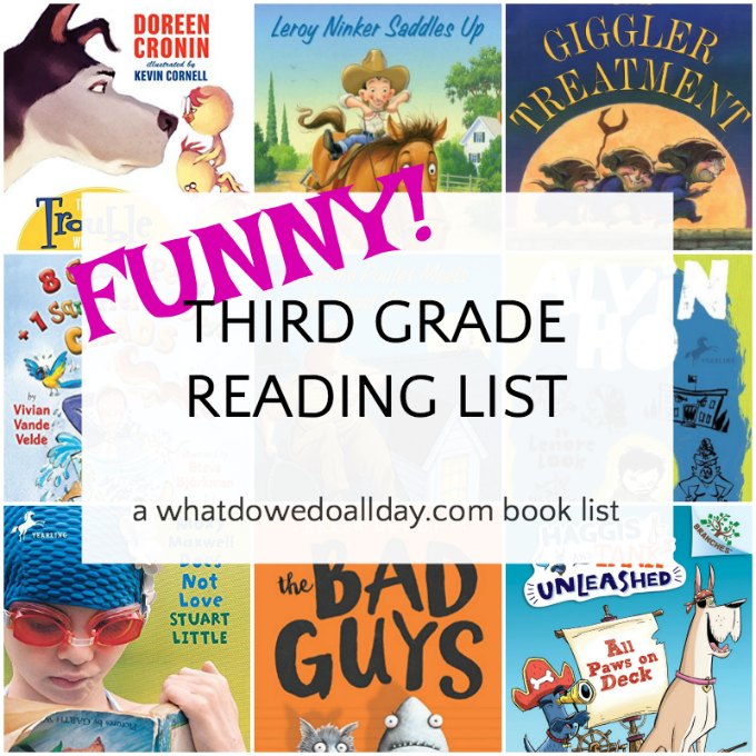 List of funny 3rd grade books