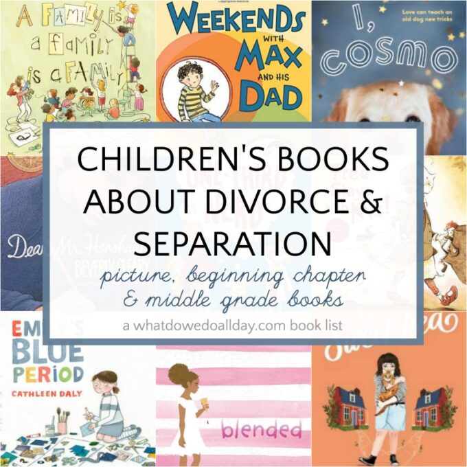 List of children's books about divorce and separation