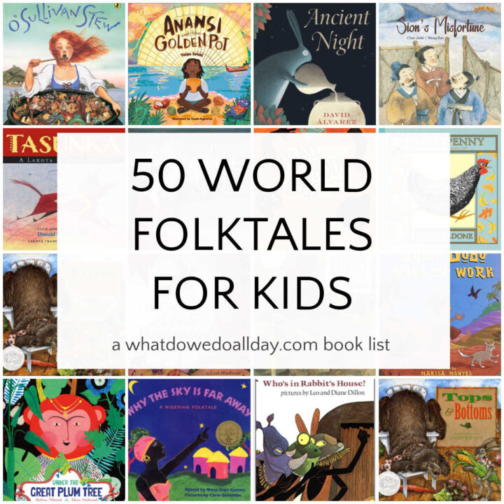 Folktales for kids picture book covers