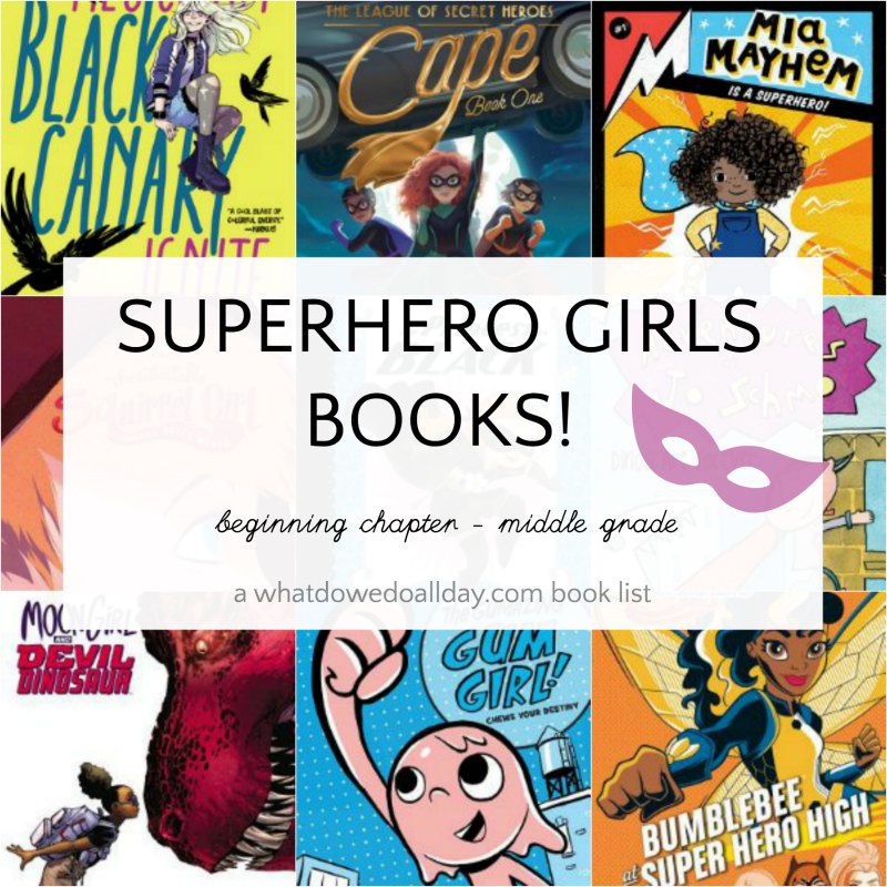 List of girl superhero books for kids