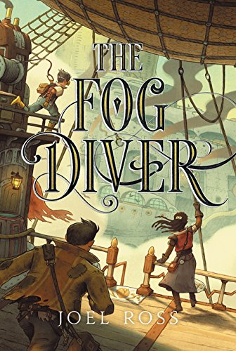 The Fog Diver book cover featuring people in an airship