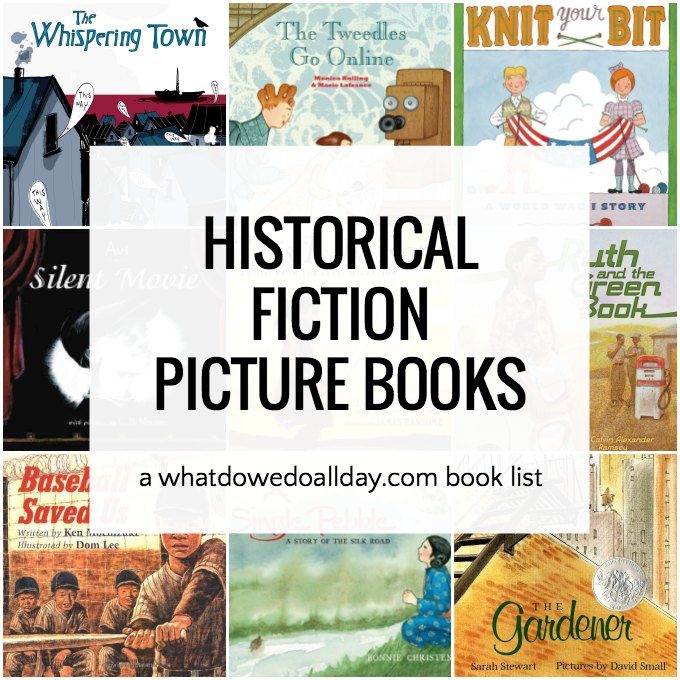 Historical fiction picture books for kids first grade through fifth grade