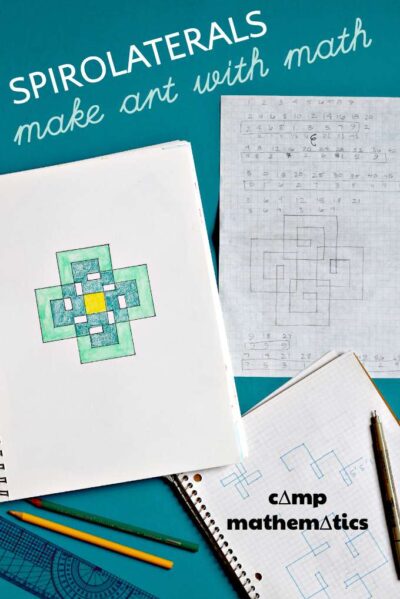 Spirolaterals are a way to make art out of multiplication tables.