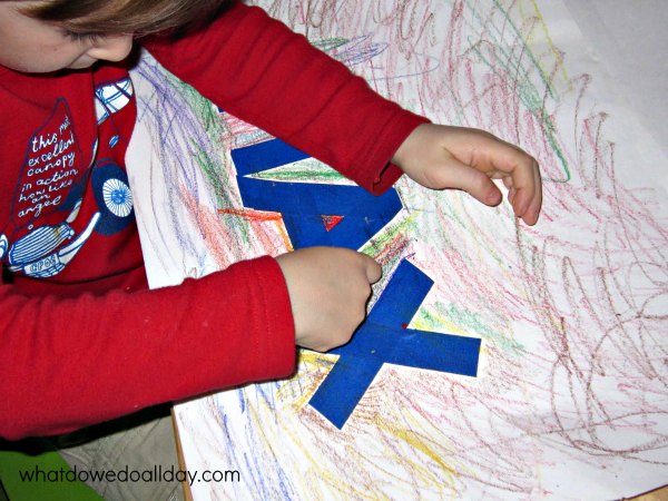 Handmade wrapping paper that's personalized